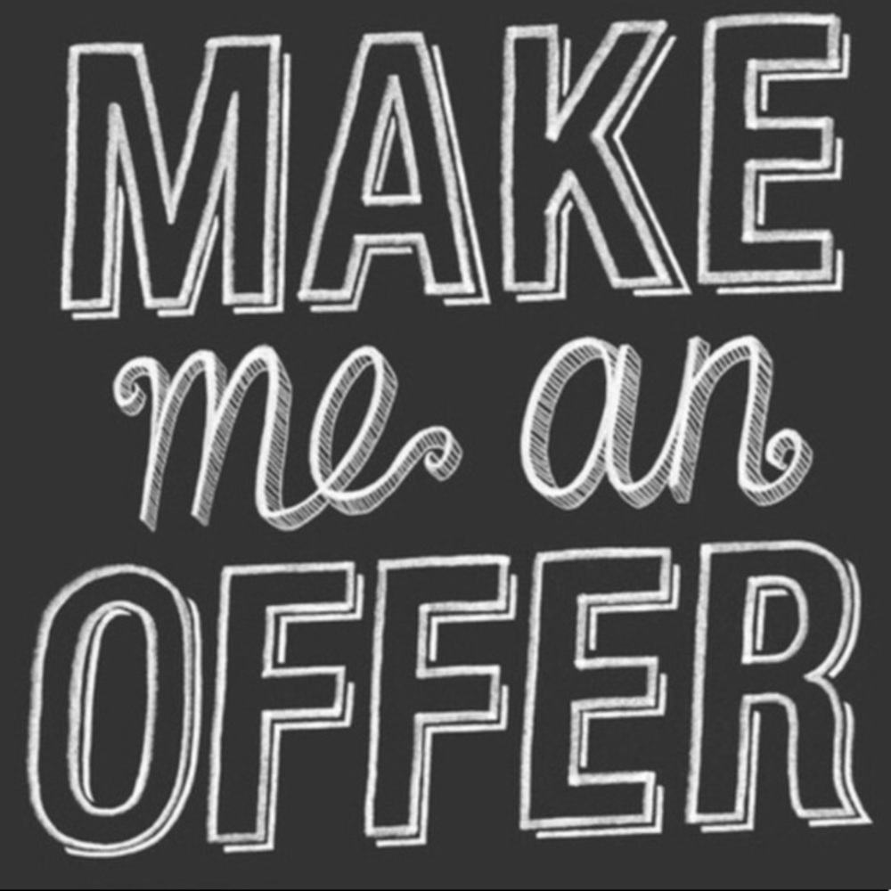 Make an offer! Any item. Leave a comment.